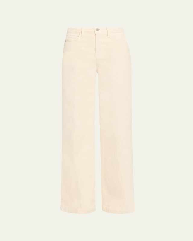 Scottie High-Rise Wide-Leg Corduroy Jeans